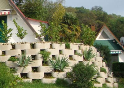 Alle Häuser bieten Abstand für ausreichend Privatsphäre