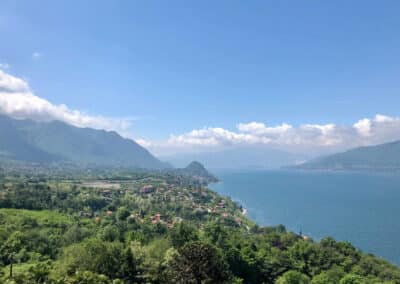 Der Blick auf den wunderschönen Lago Maggiore