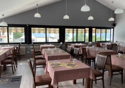 Restaurant La Canonica unterer Gastbereich