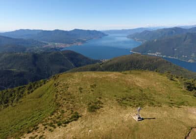Der Lago Maggiore vom Monte Cadrigna